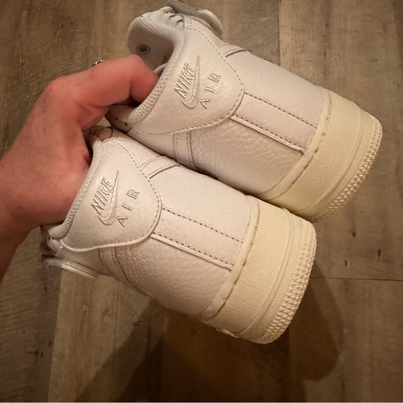 NEW Nike Air Force 1 Mid Cut Out Stars Summit White - Picture 4 of 11